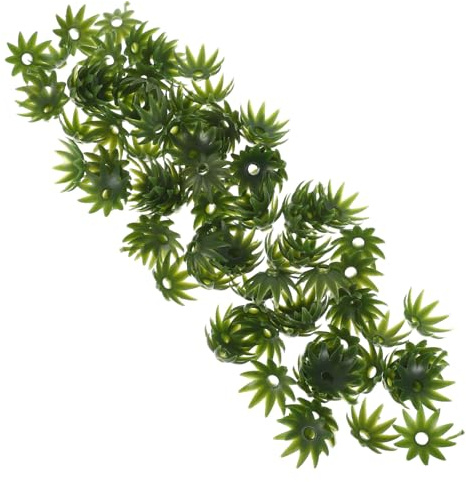 Gogogmee Set da 100 Calici di Fiori Artificiali in Plastica Verde da 23 CM Basi per Crisantemi e Margherite Portagriglia Floreale Accessori per Composizioni Fai da Te e Decorazioni