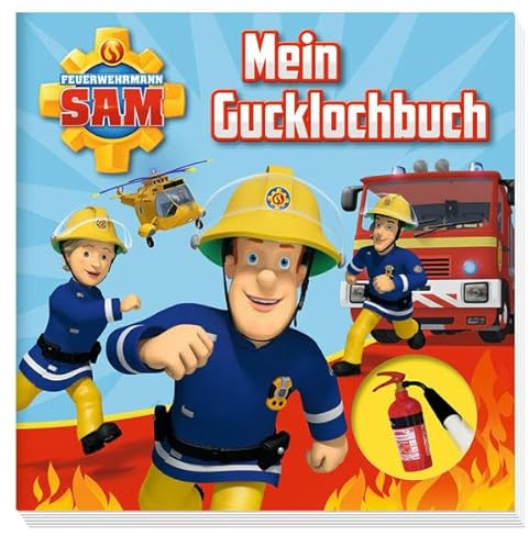 Feuerwehrmann Sam: Mein Gucklochbuch: Pappbilderbuch mit Gucklöchern
