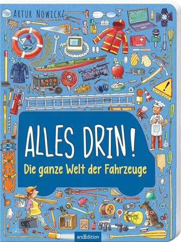 Alles drin! Die ganze Welt der Fahrzeuge: Großformatiges, dickes Wimmelbuch zum Thema Fahrzeuge ab 3 Jahren