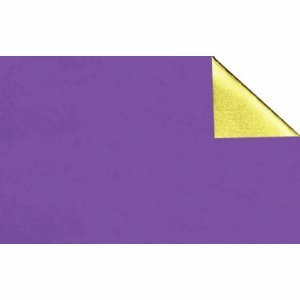 Ludwig Bähr Alu-Bastelfolie Rolle 10mx50cm gold/violett glänzend