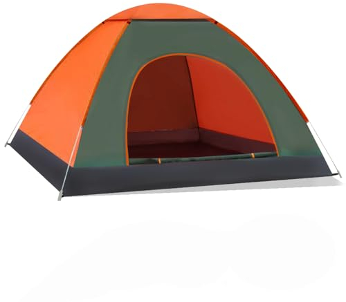 Meleg Otthon Pop Up Zelt 2 Personen, Automatik Strandmuschel UV Schutz,2Mx1.5M Tragbare wasserdichte Doppeltür für Camping,Reisen, Angeln