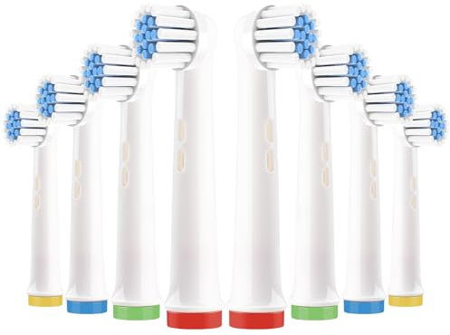 Zosenyer Aufsteckbürsten Sensitive für Oral B, 8 Stück Elektrische Ersatzbürstenköpfe Zahnbürstenaufsatz für Braun Oral B Elektrische Zahnbürst