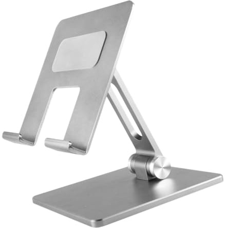SHINEOFI 1Pc Adjustable Aluminum Alloy Laptop Cooling Rack Stand for Ergonomic Comfort Stylish Design for Office Use Silver