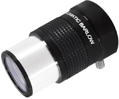 Telescopio Teleconvertitore acromatico in metallo 2X 31,7 mm con lente di Barlow 1,25 pollici accessorio for telescopio astronomico