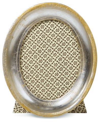 Cavallini Florentine Rahmen oval Silber 3x4