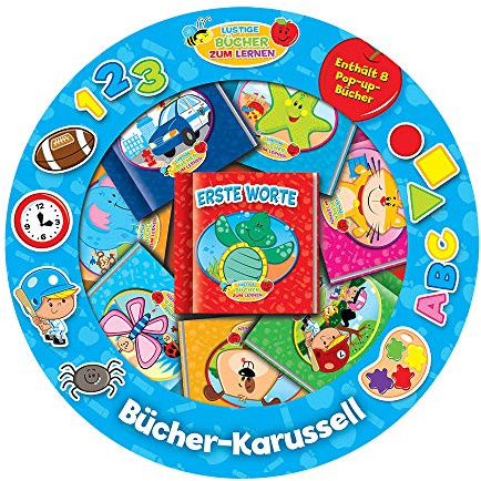 Bücher Karussell Erste Wörter: Pop-up-Bücher. Vorlese-Geschenk-Box mit 8 Mini Pop-Up Vorlesebüchern
