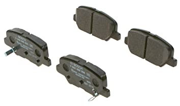 Bosch BP1650 - Brake Pads Car Rear Axle - Bosch Quality - Reduced Noise and Dust - ECE-R90 Certified - Copper-Free - 1 Set of 4 Pads