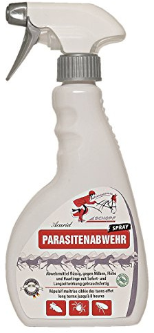 Schopf Acarid, repellente per parassiti biologico, 500 ml, per animali, cavalli contro acari, pidocchi, pulci, ecc