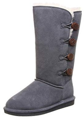 Bearpaw Lori, Damen Schlupfstiefel, Grau (Charcoal 030), 42 EU (9 UK)