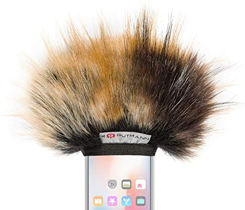 Gutmann Mikrofon Windschutz für Apple iPhone 11/11 Pro / 11 Pro MAX/X/XS/XS MAX/XR Sondermodell Tiger limitiert