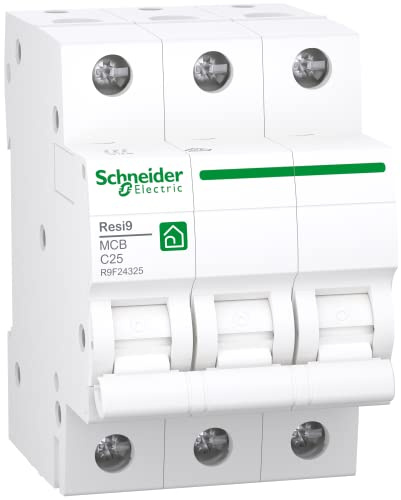 Schneider Electric Leitungsschutzschalter Resi9, 3-polig, R9F24325 | 25A, C-Charakteristik, 6kA