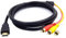 Grapelet Câble Convertisseur HDMI vers 3 RCA AV Mâle Vidéo/Audio Composant Câble Adaptateur pour HDTV 1080P