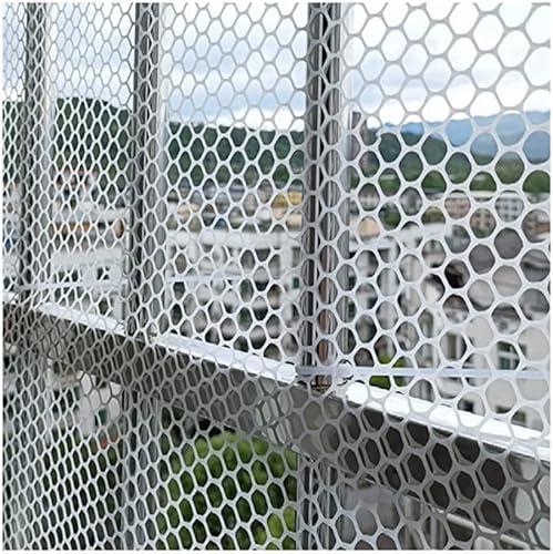 PBZLL Hühnerdrahtzaun aus Kunststoff, sechseckiger Zaundraht für Gartenarbeit, Geflügelzäune, Hühnerdrahtrahmen für Handwerk, Blumennetz (Size : 1.2x15m/3.9x49ft)