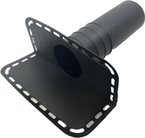 Attikaablauf, Winkelablauf, Bitumen-Flansch, Dachgully, Notentwässerung, Entwässerung, DN 50-100 (DN 100) Dachgulli