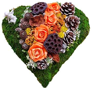 Der kleine Dekoladen Deko & Geschenke by Sabine Faust Lünen Grabschmuck Herzform Grabschmuck Blumengesteck Grabgesteck Urnengrab Grabaufleger künstlich