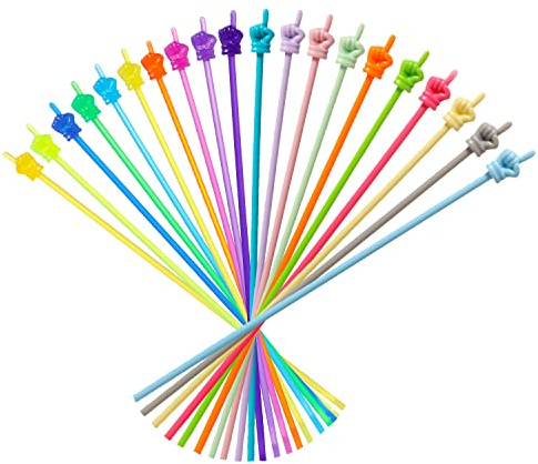 20 Piezas Mini Punteros de Mano, Puntero de Dedo de Plástico para Lectura Puntero de Mano Niños para Enseñanza de Jardín de Infantes (Color Macaron, Transparente)