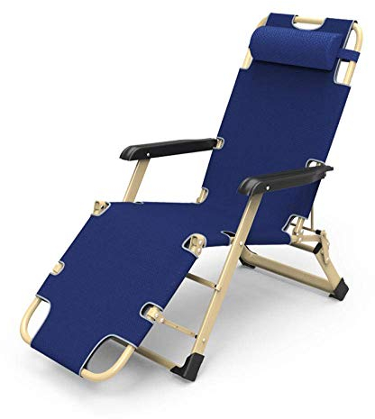 Gartenliege, übergroßer Liegestuhl, Schwerelosigkeitsstuhl für schwere Menschen, klappbarer Camping-Loungesessel aus Metall und Stahl, für den Außenbereich, Garten, Rasen, Pool, Belastung ca. 150 kg,