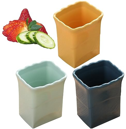 Luxylei Koppskivare 3 st fruktkärnare delare kil äggskivare snabbt göra frukt grönsak sallad banan jordgubbe skärare köksredskap