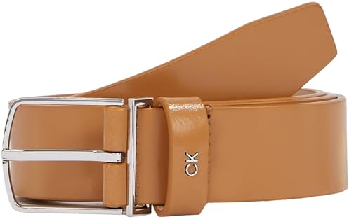 Calvin Klein Damen Gürtel Must Square Buckle aus Leder, Braun (Lion), 90 cm