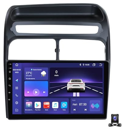 BUOZCHY Android 12 Estéreo para automóvil Radio con Pantalla táctil de 9 Pulgadas con navegación GPS Receptor de Radio FM Bluetooth para Fi-at Grande Punto Linea 2007~2012 Soporte Carplay/Auto/D