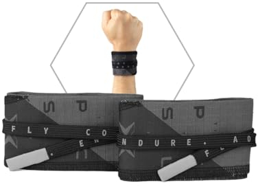 PICSIL – Handgelenkschoner aus Stoff für Cross-Training, hervorragende Gelenkunterstützung, beugen Verletzungen und Sehnenentzündungen vor, ideal für Bodybuilding, Boxen, Gymnastik (Rouge 5cm)