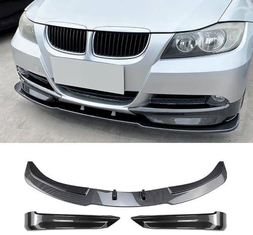 HSDPZQ Frontspoiler Lippe Spoilerlippe Splitter Für BMW 3er E90 E91 320i 325i 2005-2008, Frontschürze Spoiler Frontspoilerlippe Tuning Auto zubehör,B