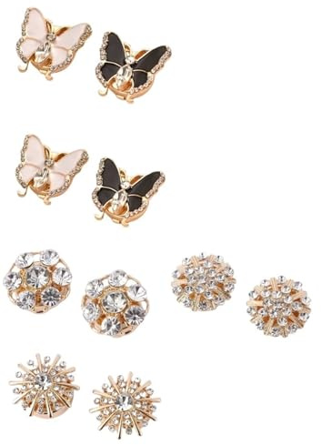 2025 New Rhinestone Button Covers,Button Covers for Women,Button Covers,Button Covers for Women Blouses,Button Clips for Shirts