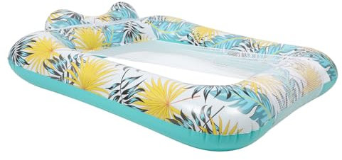 JOINPAYA Aufblasbare Wasserliege Faltbare Netz-hängematte Für Erwachsene Hautfreundlicher Pool Relaxsessel Mit Ansprechendem Design Für Im Schwimmbad Oder Am Strand