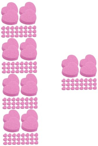 SAFIGLE 5 Series Lima De Uñas De Manicura Exfoliante Esponja De Uñas Bloque De Búfer De Uñas Profesional Bloque De Tampón De Uñas Herramienta De Manicura Bloque De Uñas Rosa 50 Piezas X 5