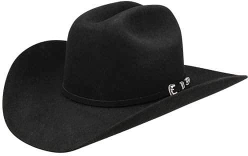 Stetson Skyline Westernhut Fur Felt Made in USA Damen Herren Sommer Winter schwarz 57 cm