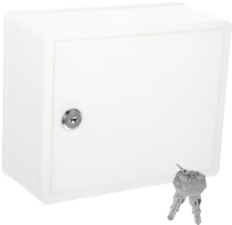 Hemobllo Caja de Leche Cerradura para Montaje en Pared, Plástico Resistente, Tamaño Grande para Exterior, Buzón Portátil Seguro para Entrega y Almacenamiento, 1 Unidad