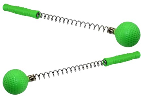 iplusmile Martillo de Masaje Corporal Portátil de Silicona y Resorte, 2 Piezas, Masajeador de Percusión Potente para Espalda y Piernas, Adecuado para Oficina y Viaje