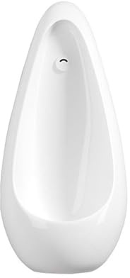 Orinatoio da parete in ceramica da uomo, senza contatto e lavaggio manuale, design a risparmio idrico, a prova di fuoriuscite, ideale per bagni commerciali e uso domestico