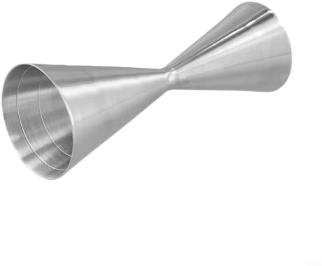Pumixiy Jigger da cocktail in acciaio inox con design a doppio colpo per misurazione precisa da 30/45/60/90 ml, accessorio per bar e cucina (60/90 ml)
