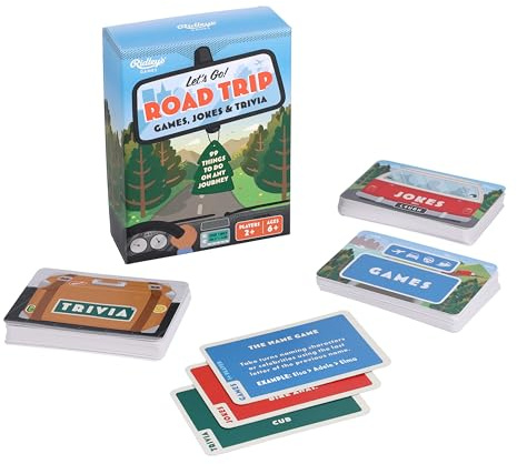 Ridley's | Let's Go! Road Trip | Trivia, Jokes and Card Games | Ages 6+ | 2+ Players