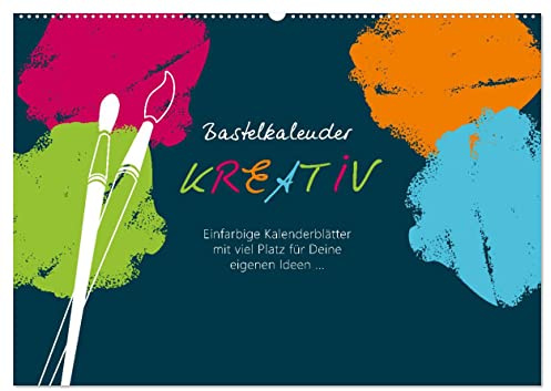 Bastelkalender KREATIV (Wandkalender 2026 DIN A2 quer), CALVENDO Monatskalender