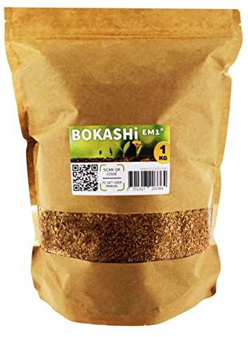 Bokashi 1kg, acceleratore/attivatore ad alta fermentazione biologica EM-1® per compostiera