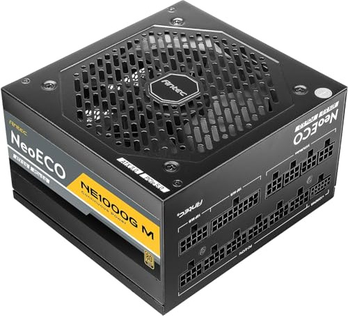 Antec NE1000G M 1000 Watt Fully Modular PCIe Gen 5 ATX3.0 80+ Gold PSU/Power Supply