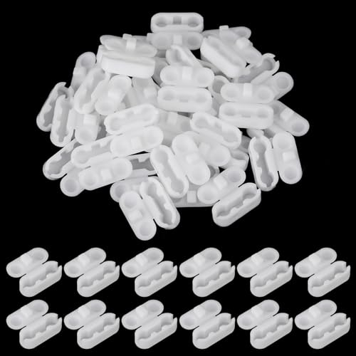 30 Stück Rollo Kettenverbinder Kunststoff Kugelkette für Reparatur, Kettenverbinder Rollo für Jalousie oder Gardine Rolloketten, Perlenketten, Jalousieketten