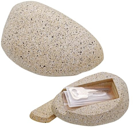 Hide a Key Outside Waterproof - Large Capacity Design - Durable and Realistic Design, The Perfect Key Hider for Outdoor Decor and Security