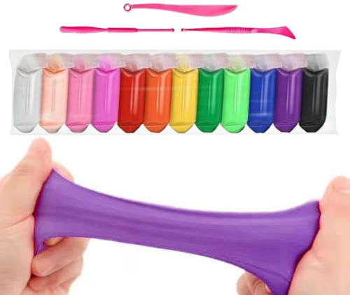 Set di pasta da modellare | Pasta da modellare multicolore per bambini, giocattolo di plastilina colorata sicuro per ragazze fai da te a casa scolastica