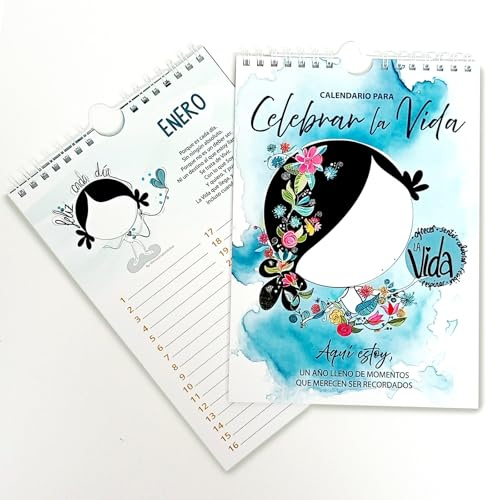 MUXOTE – Calendario Perpetuo Recordatorio – Cumpleaños, Aniversarios y Fechas Especiales – Para Familia, Amigos y Compañeros – A5 para Colgar en Pared – Español – Para regalar o regalar(te) lo