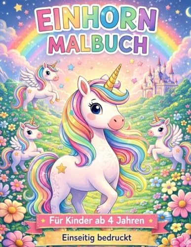 Einhorn-Zauber: Malbuch