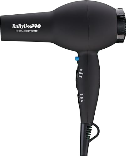 BaBylissPRO The Ceramix Xtreme Hair Dryer, Ceramic/Ionic Technology, 2000W