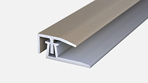 Prinz ECO-CLIP Abschlussprofil Nr. 442-0,90 m Länge - Edelstahl Matt