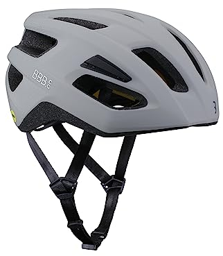 BBB Erwachsene Fahrradhelm für Mountainbike und Rennrad, Mattweiß, M (53-58 cm)