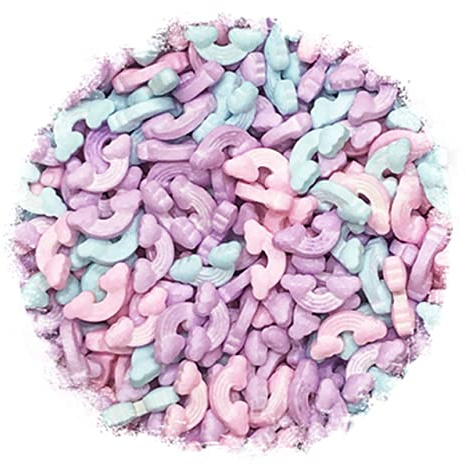 Pastell Regenbogen-Kuchenstreusel, 50 g