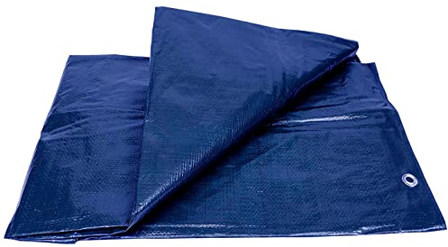 ACAN Tradineur - Toldo de Polietileno -.Ideal para Exteriores - Fabricación en España - Tamaño 10 x 12 Metros e Impermeable - Color Azul