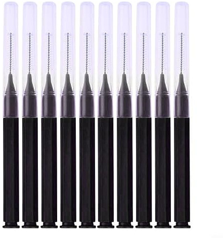 Lot de 40 mini brosses de nettoyage pour petits trous, multifonctionnelles et profondes pour pommeau de douche et grille d'aération de clavier de téléphone