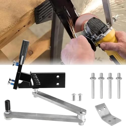 Aiguiseur Couteaux, Affûteur de Lame de Tondeuse à Gazon, Kit D'affûtage de Lame de Tondeuse à Gazon Pour Lames de Tondeuse à Gazon Droites et Standard Kit D'Affûtage de Lame de Tondeuse à Gazon